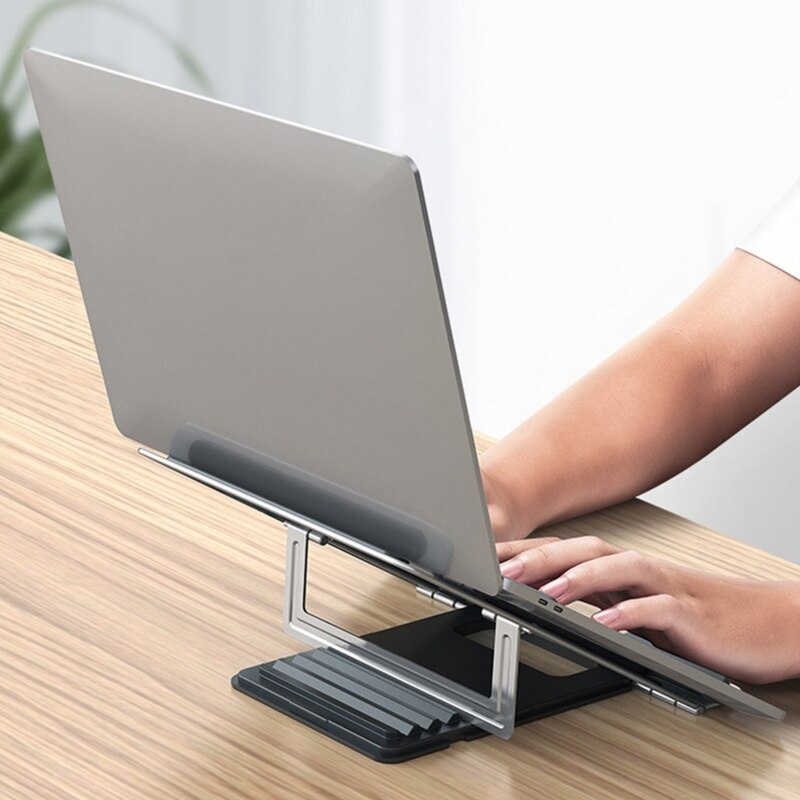 Xx9a verstellbare laptopständer mit kühlfunktion, rutschfester handyauflage, faltbarer erhöhung und faltbarem kühlgestell für ipads und tablets