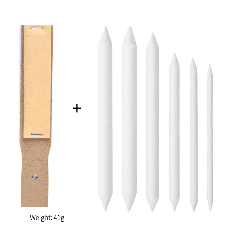 Tablero de papel de lija para lápiz de dibujo, juego de papel de lija para afilar lápiz de carbón para artistas, suministros de dibujo artístico: Borgoña