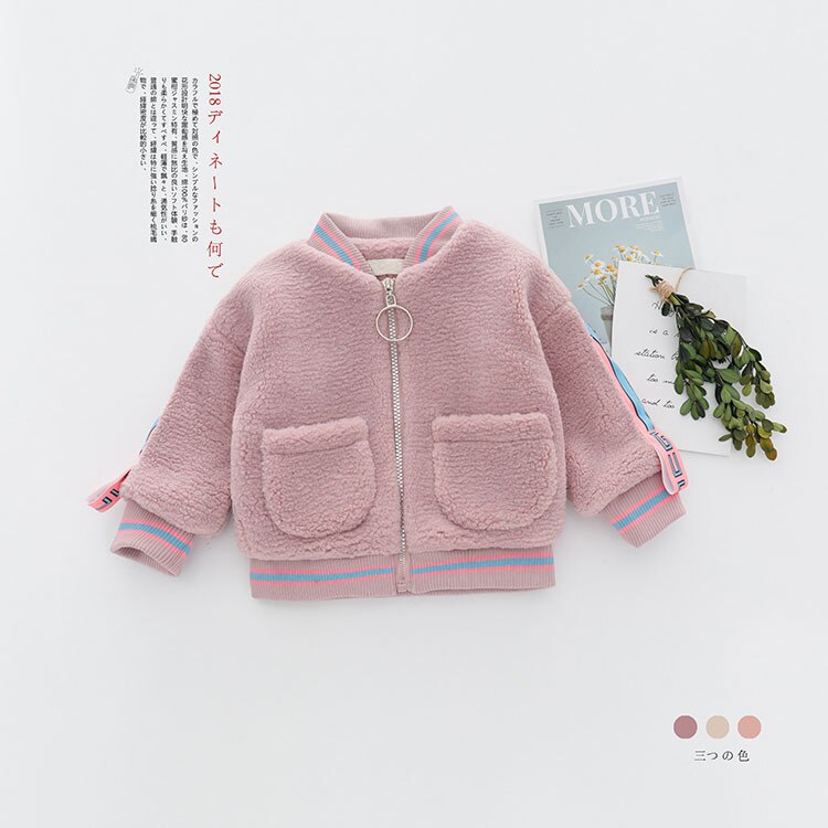 Nuovo Cappotti bambino Del bambino Della Ragazza di Spessore Autunno Inverno Outwear il Cappotto Del bambino 9BB025