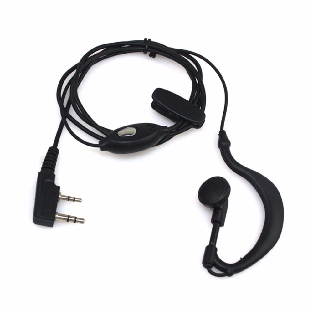 10pcs 2 PIN Radio Earpiece for KENWOOD Retevis H777 BAOFENG UV-5R BF-888S TYT Ham Radio Walkie Talkie Hf Transceiver C011