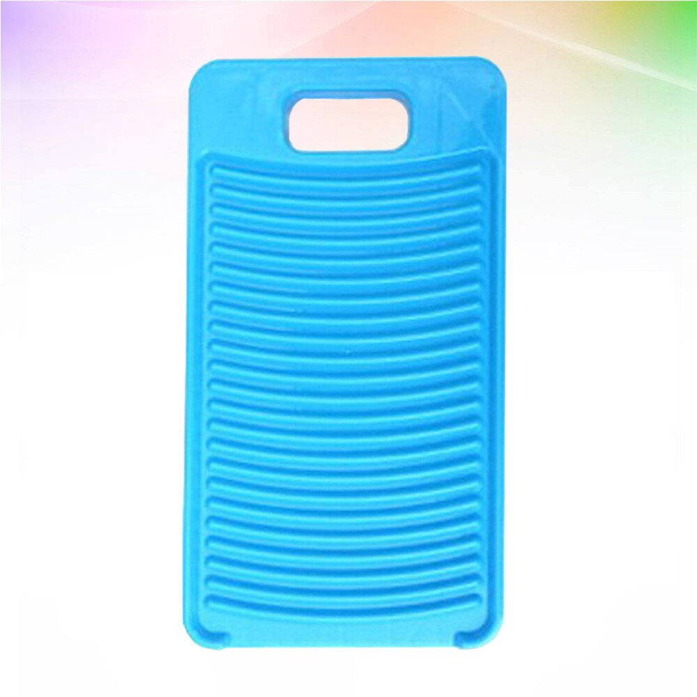 Non-slip Washing Washboard Home Washing Scrubbing Board Laundry Washboard for Home (Blue)