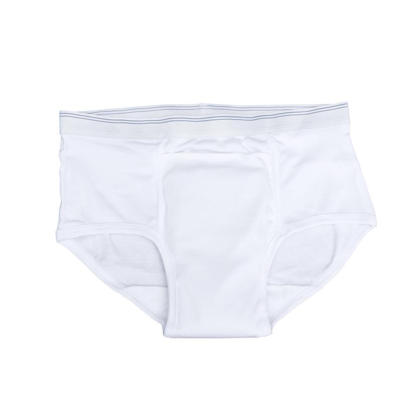 Slip en coton imperméable pour homme adulte, culotte de personne âgée, slip étanche, motif homme, taille S: Or