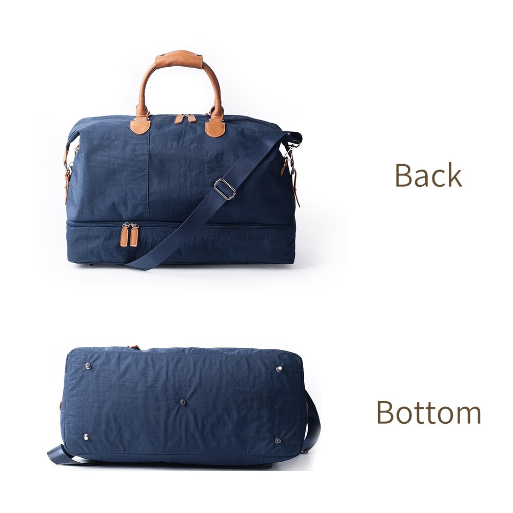 Mealivos Leinwand Wasserdichte Reisetasche Duffel schulter handtasche Wochenende Tasche mit Schuh Fach