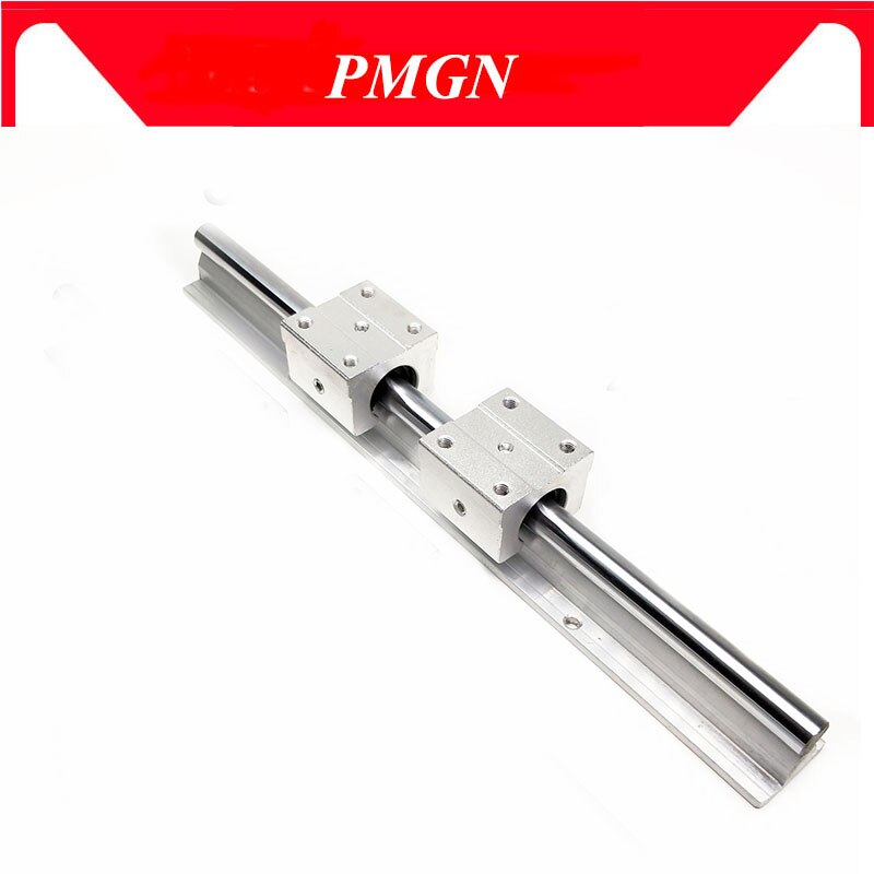 SBR Linear Rail HIGH SBR12 Length 300 350 400 450 500 600 700mm 1set: 1 PCS Linear Guide SBR12 + 2 PCS SBR12UU Blocks for CNC