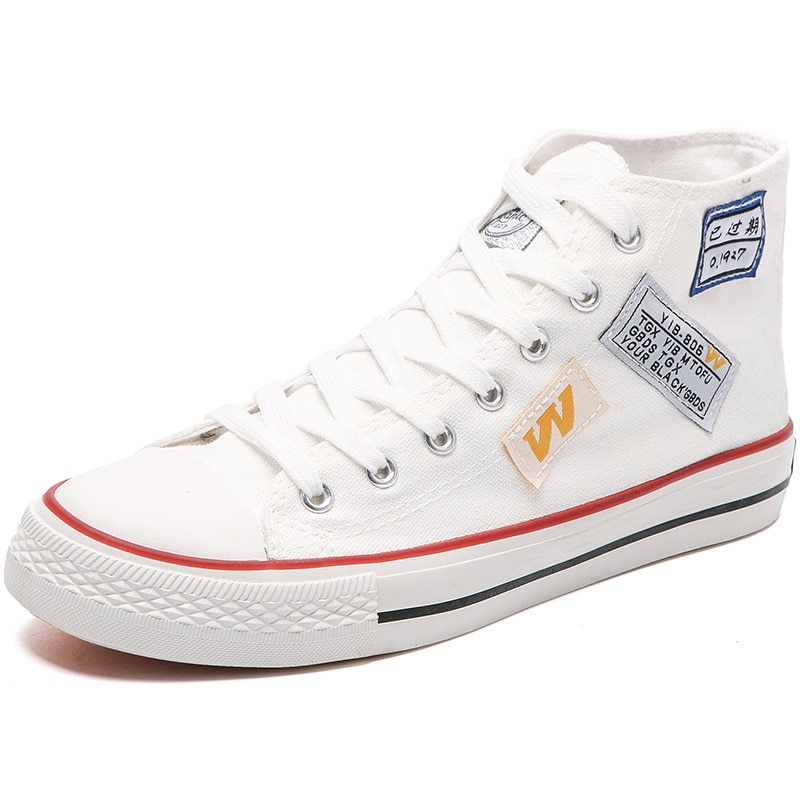 Menn casual vulkanisere sko billige lerret sko menn komfortable høy topp sneaker menn pustende walking sko rozoball