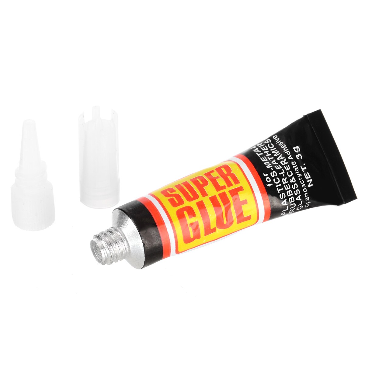 12 stk/sæt 3g hurtigtørrende superlim mini flydende tube superlim stærkt klæbende metal glas plast håndlavet reparationsværktøj