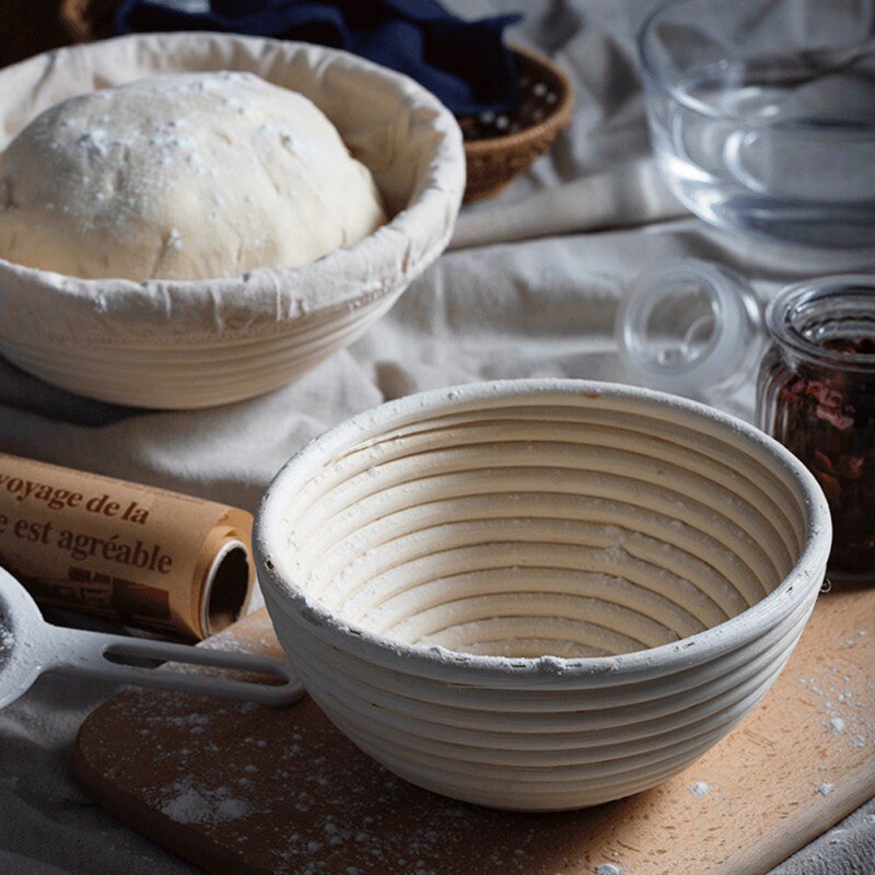 Oval Rattan Bread Proofing Basket Natural Rattan Wicker Woven Dough Fermentation Sourdough Banneton Bread Basket