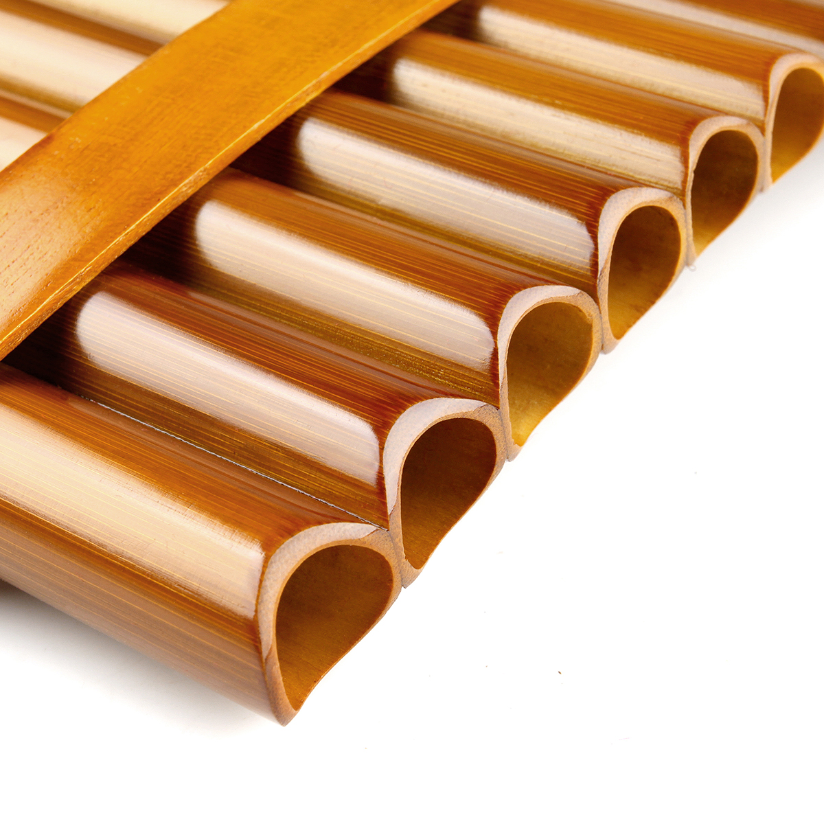 15 Pipes Pan Flute G Key Folk Musical Instruments Brown Colour Flute De Pan Woodwind Instrument Handmade Pan Pipes