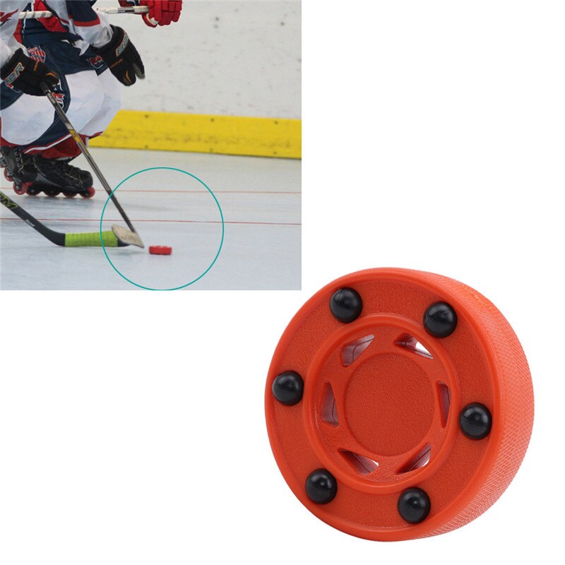Hockey sobre ruedas Universal equilibrio de buena Puck para entrenamiento de Hockey sobre ruedas de calle de hielo accesorios duraderos de alta densidad ABS