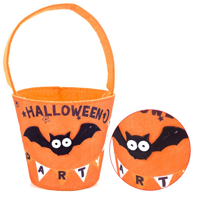 Halloween joulukoristelu kangas taide huopa lasten karkkipussit temppu tai herkku karkki käsikori