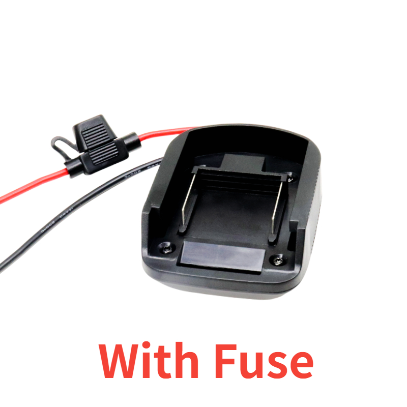 Pour Makita 14.4V 18V Li-ion adaptateur de batterie bricolage batterie câble connecteur adaptateur de sortie BL1830 BL1840 BL1850 pour perceuses électriques: Black