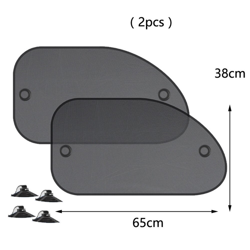 Parasol para ventana de coche para niños, bloque de cubierta de parasol para ventana lateral de coche, parasol transparente, Visor protector de pantalla, , 4 Uds.