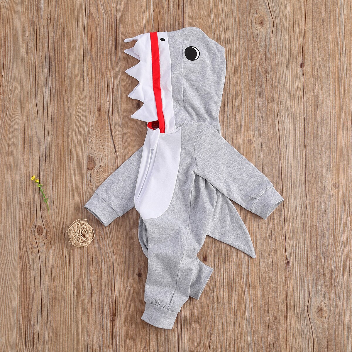 Focusnorm 0-24M Mooie Peuter Baby Meisjes Jongens Rompertjes 4 Kleuren Cartoon Print Lange Mouwen Hooded Jumpsuits
