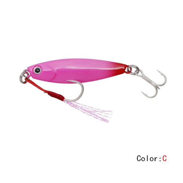 Metal Cast Jig Spoon 7G 14G Shore Casting Jigging Lead Fish Sea Bass Fishing Lure Long Casting Artificial Bait Tackle: C / 7g