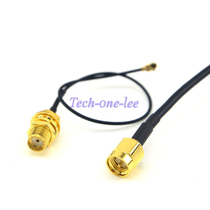 10 pezzo Antenna GSM 433 Mhz 5dbi SMA Plug Dritto per la Radio + 10 pezzo SMA paratia femminile a Ufl./IPX cavo a spirale 1.13 15 cm