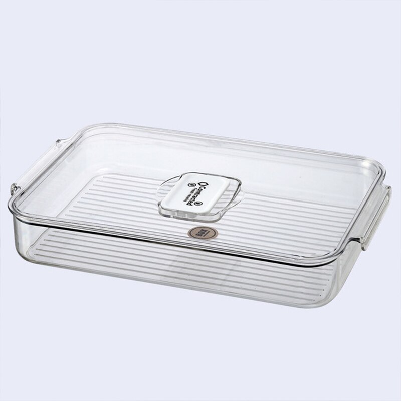 Caja de almacenaje para nevera de mascota con Válvula de ventilación, caja para huevos, caja para almacenamiento de vegetales y fruta, caja de almacenamiento de contenedores de alimentos: 8116s