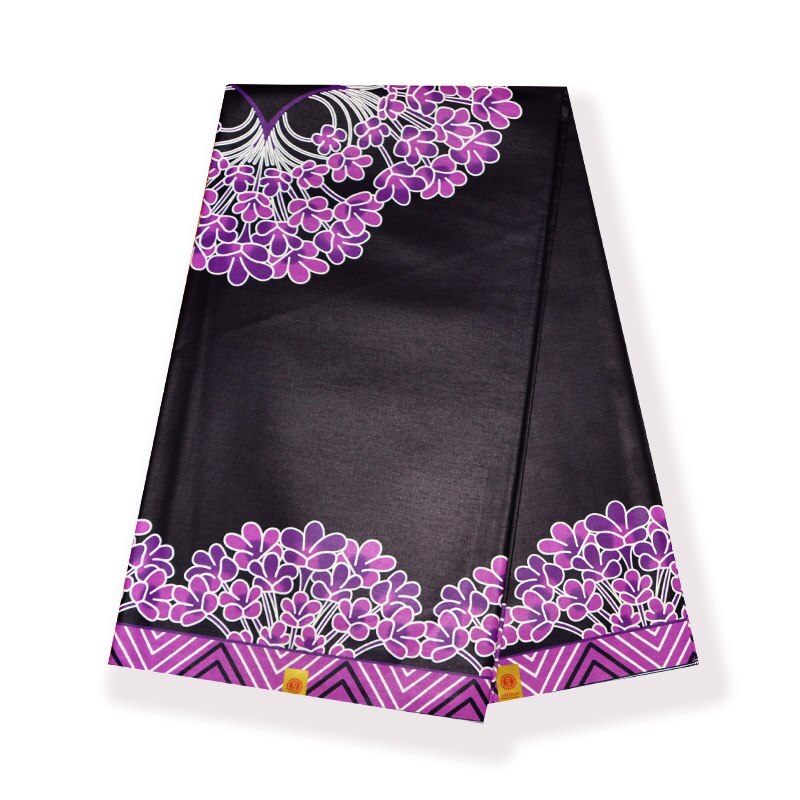Bloc java cire africaine, tissu imprimé 100% coton, excellent , offre spéciale pour woman8858: Black