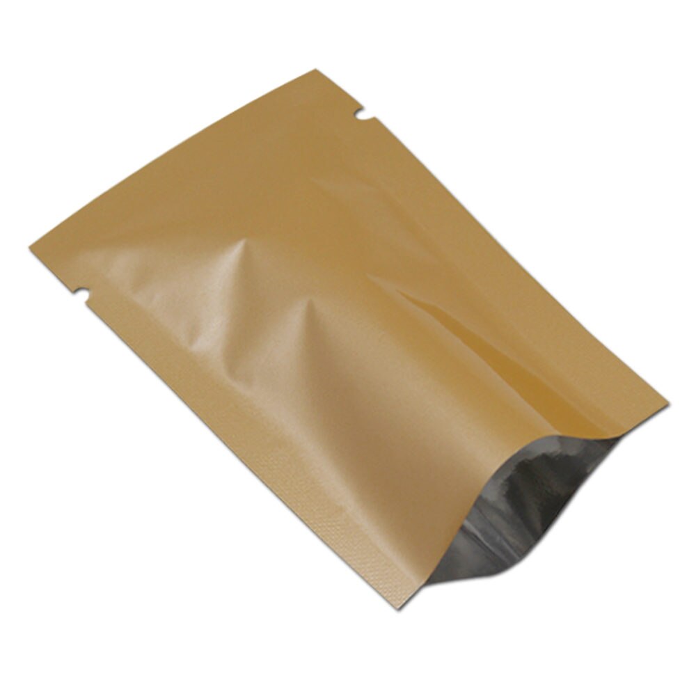 300Pcs 6x9cm Bunte Aluminium Folie Verpackung Tasche Snack Kaffee Lagerung tasche Lebensmittel Grade Mylar Pouch Open top Wärme Dichtung Vakuum Tasche: Glossy Orange