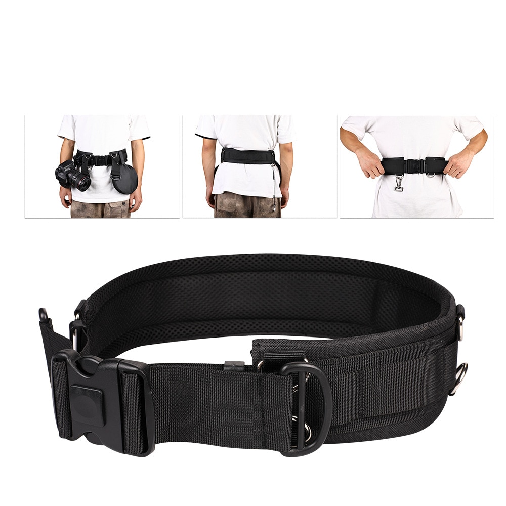 SLR Camera Fixed Belt Multi-function Photography Waistband Mountaineering Lens Bag Hanging Strap