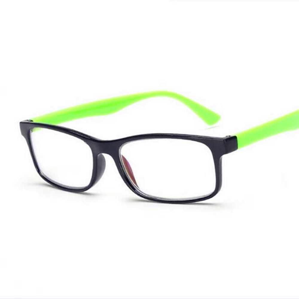 1PC Women Men Transparent Eyeglasses Frame Computer Glasses Spectacle Frame Anti Blue Ray Clear Lens Eyeglasses: Green