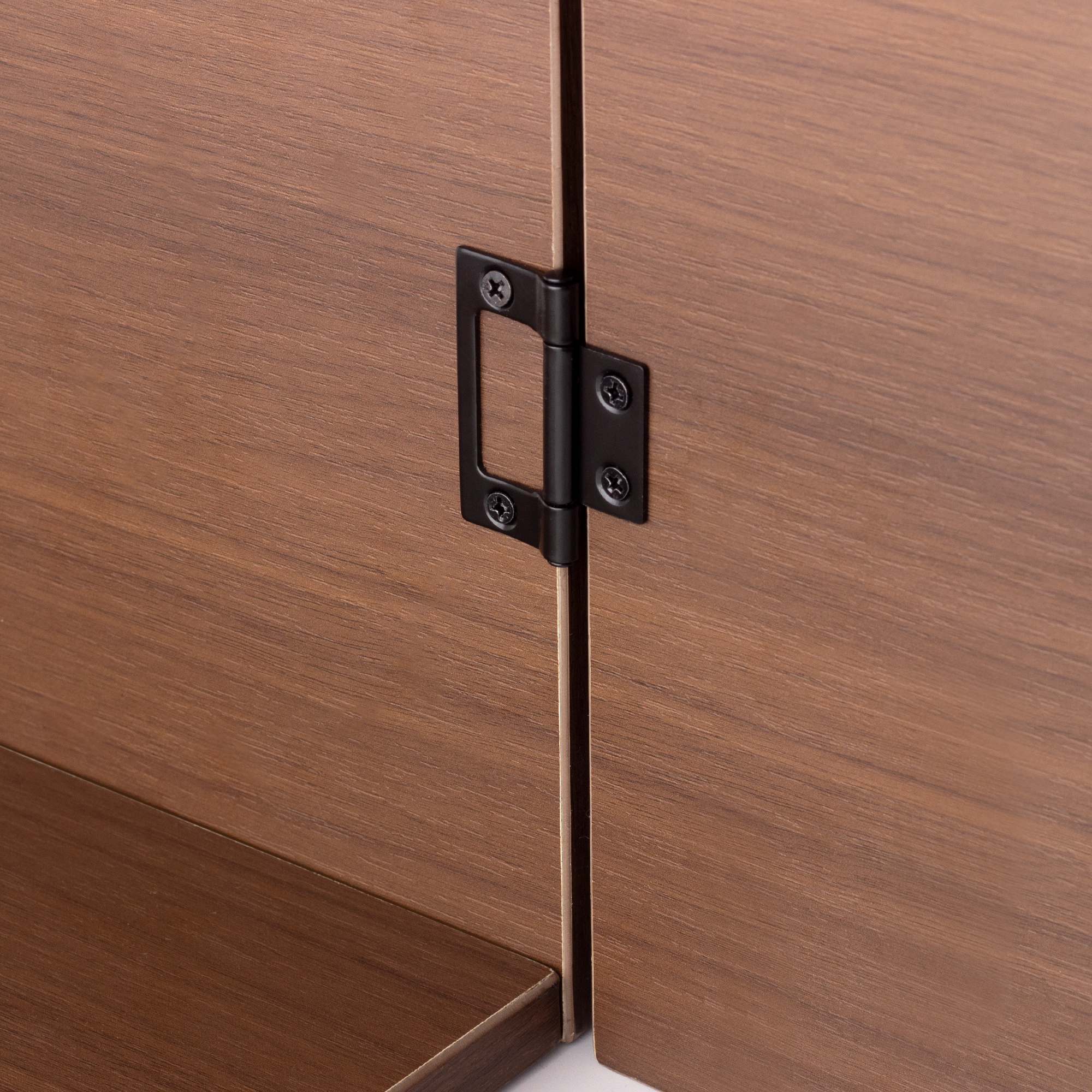 2pcs Flat Metal Hinges 360 degree hinges for Cabinet Doors Windows Wooden Box Home Furniture Hardware Accessories