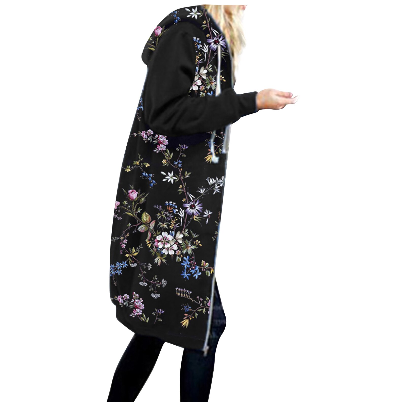 thumbnail: SHINROAD Heren Winterjas Met Luipaardprint - Lange Mouwen, Capuchon En Zakken - Dikke Fleece Voor Warmte - Maten S T/m 4XL - Ideaal Voor Herfst En Winter