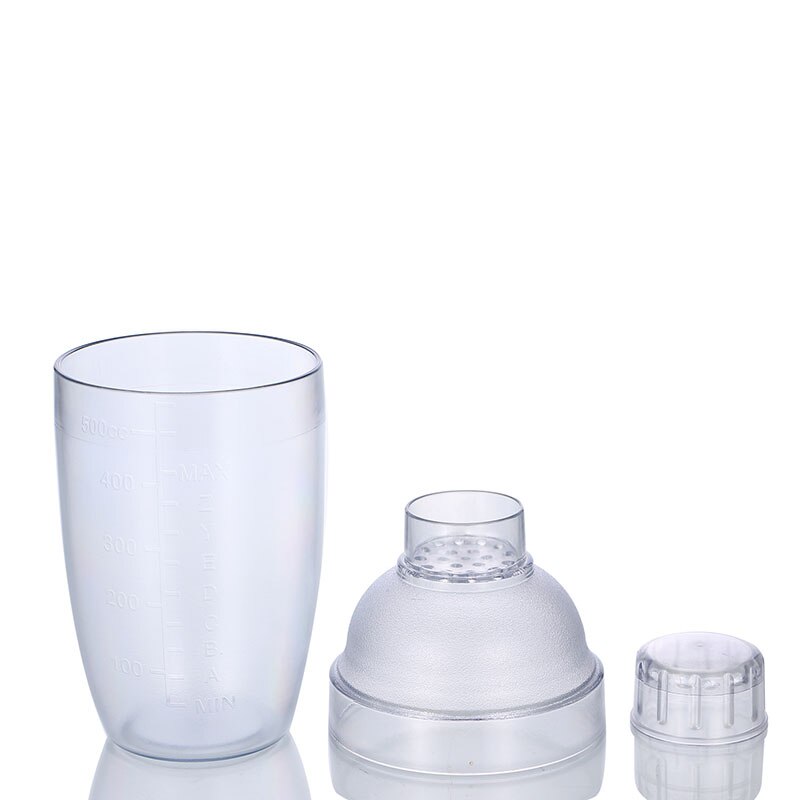 Cocktail shaker cocktail mixer graderad shaker te med mjölk fruktjuice harts shake cup säkra och hållbara barverktyg
