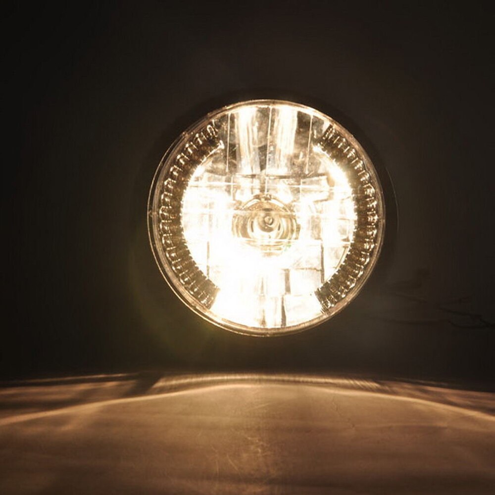 7 " 12v amberkleurige motorfiets cafe racer koplamp koplamp moto led richtingaanwijzer voor honda kawasaki suzuki hyosung ktm yamaha