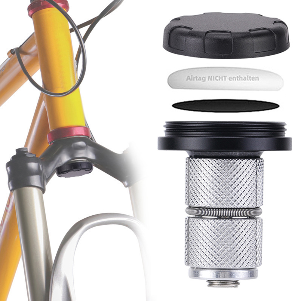 Für Apfel Airtag Fahrrad halterungen Fahrrad Vorderrad gabel oben unten Rohr halterung Diebstahls icherung Tracker halterung Fahrrad Headset Kappe Abdeckung