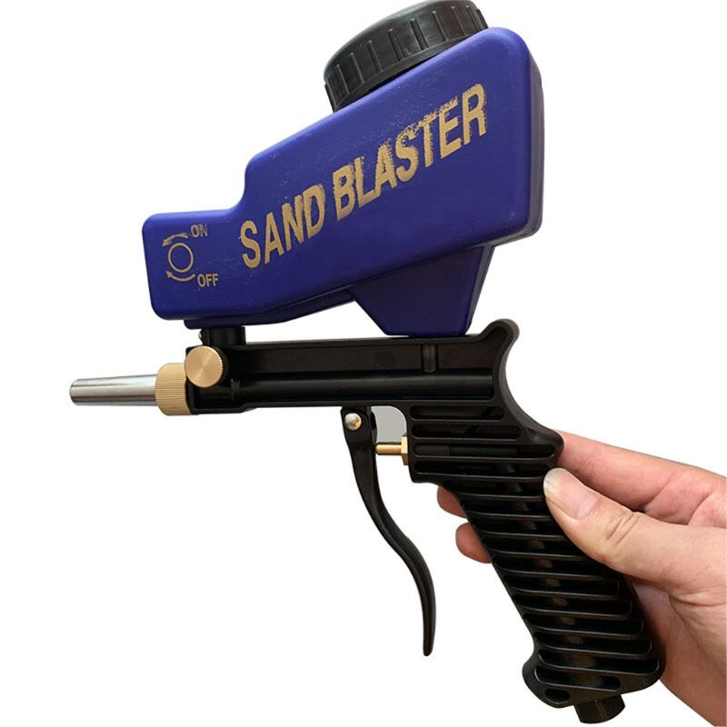 Anti-rust Protection Air Spot Sand Blaster Gravity Feed Sandblasting Handheld Pneumatic Gravity Feed Easy Carry