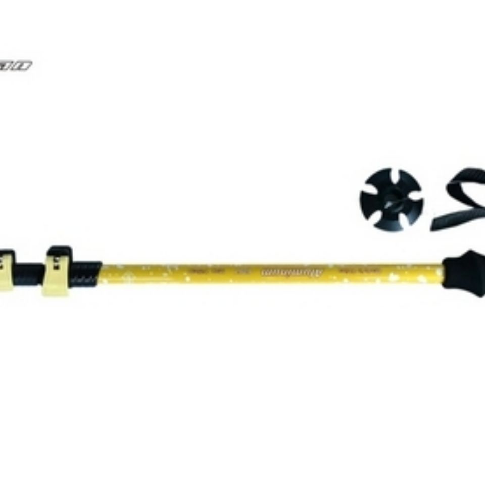 Mountaineering Stick Hiking Outdoor Carbon Ultra Light Retractable Lock Aluminum Alloy Foam Three Section Shock Absorption