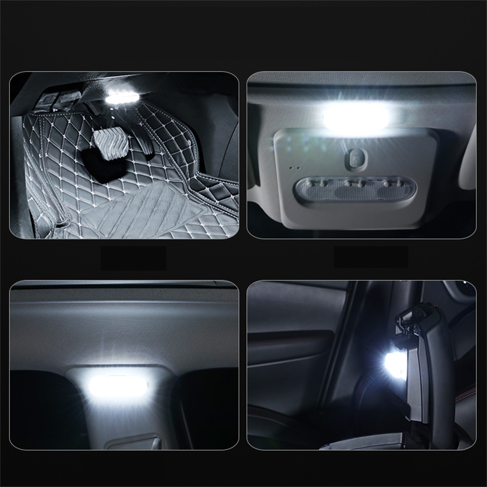 LED Touch Light Muur Leeslamp Magneet Basis Auto Plafondlamp Ambient Mood Auto-interieur Kofferbak Licht Binnen