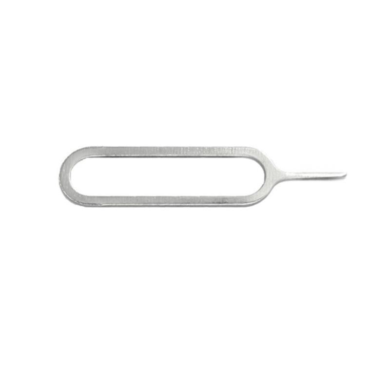 300pcs Sim Card Tray Pin Ejecting Removal Needle Opener Ejector for Mobile Phone Smartphone (Silver)