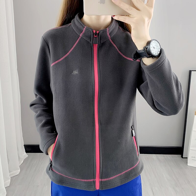 Veste Polaire Femme à Capuche - Épaisse, Doublée, à Carreaux | Hiver, Confort Chaud & Style Casual - 7