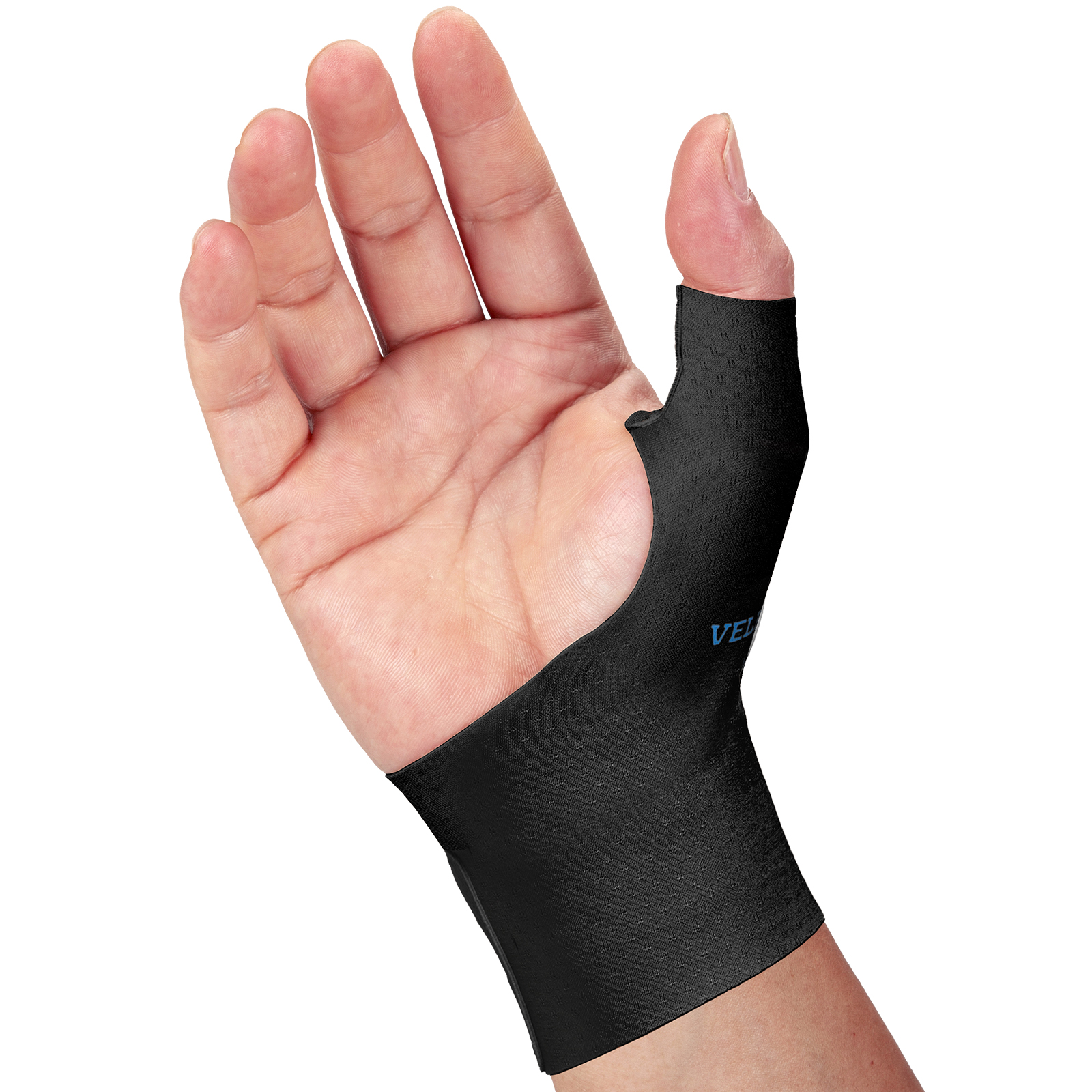 VELPEAU – attelle de soutien élastique pour le pouce, pour la douleur de la ténosynovite et l'isoler la peau, doublure respirante et s'adapte aux deux mains: Rose Red / Petit