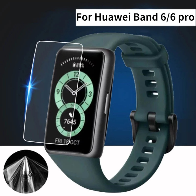 Soft Screen Protective Film For Huawei Band 6 NFC SmartWatch Cover Screen Protector film for Huawei Band 6 pro TPU Watch Film