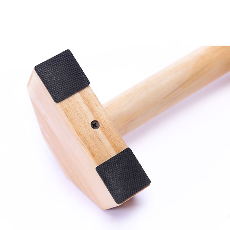 1 paio di fitness spingere-su palestra esercizio di allenamento petto a forma di H in legno calisenico verticale asta parallela doppia asta