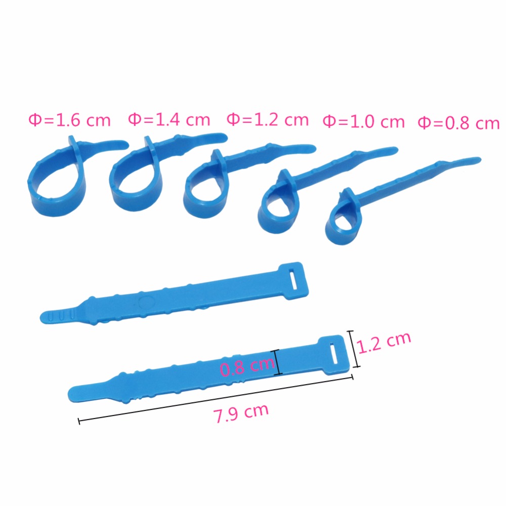 500 Pcs 5 Color Soft PVC Farm Animal Foot Ring Chicken Duck Quail Pigeon Pet Bird Foot Ring