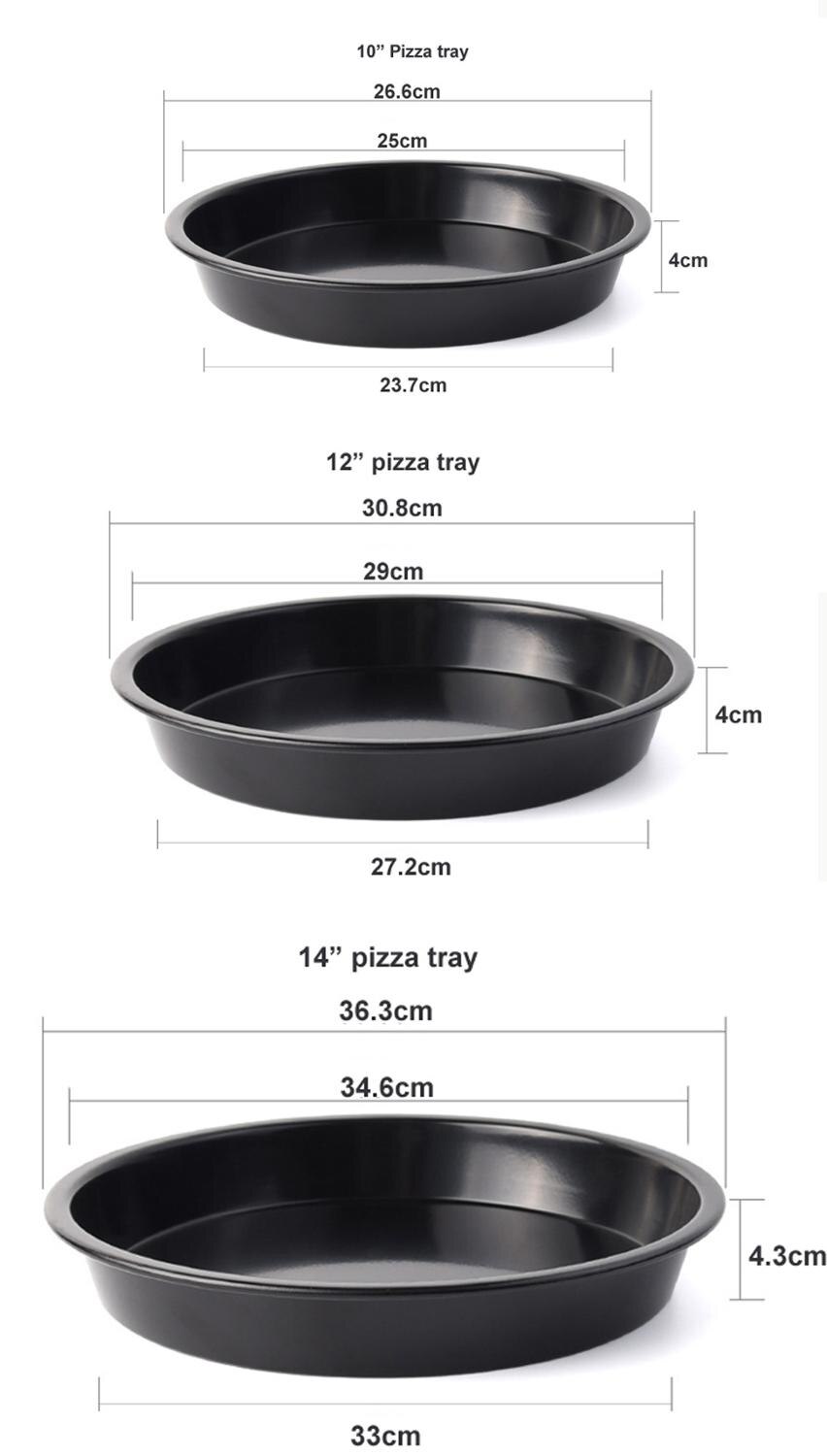Pizza tray ,8",10",12",14"Non-stick oven bake tray ,oven accessories: 10 12 and 14 inches