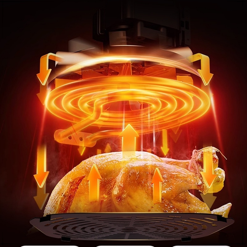 Domowa wielofunkcyjna, automatyczna, widoczna frytkownica parowa o dużej pojemności i dużej mocy