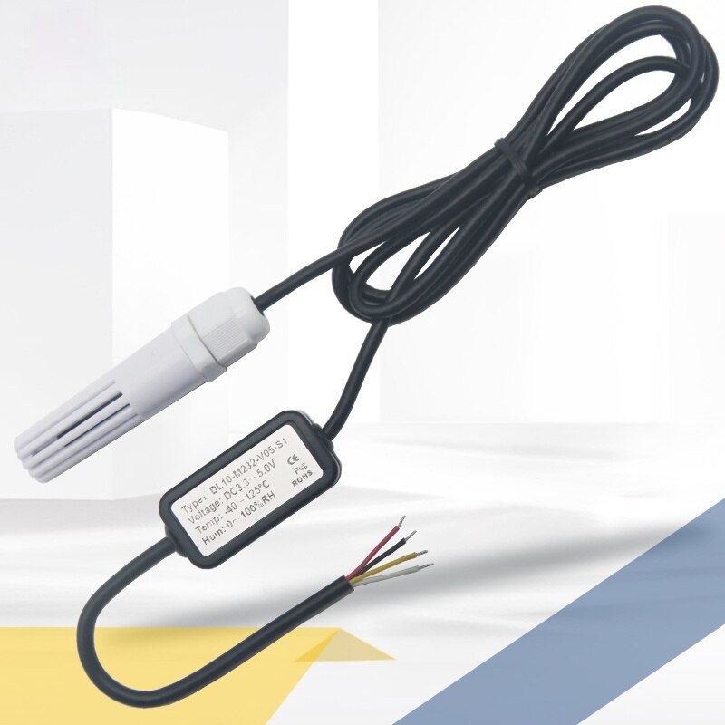 RS232 Temperature and Humidity Sensor Transmitter Modbus Industrial Waterproof and Dustproof Data Collection SHT