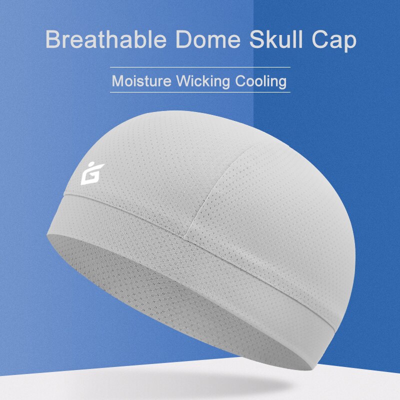 Breathable Sweat Wicking Cooling Skull Cap Cycling Running Sweat-absorbent Anti-UV Bicycle Head Helmet Liner Cap Sport Fishing