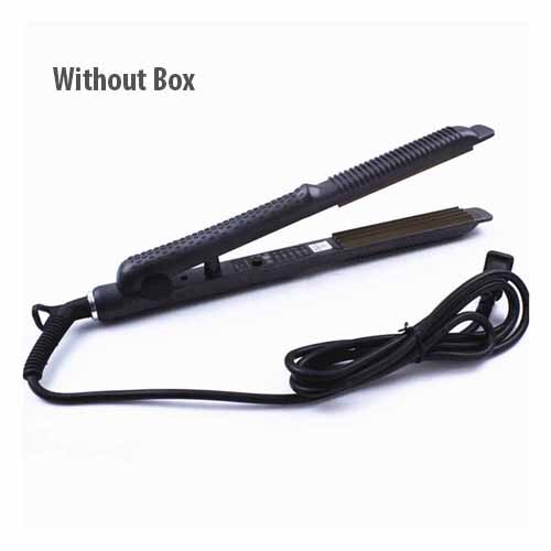 Pinzas para rizar el pelo, rizador de maíz, corrugación de hierro corrugado, ondas pequeñas y esponjosas, herramienta de estilismo para el volumen del cabello: Without Box / US