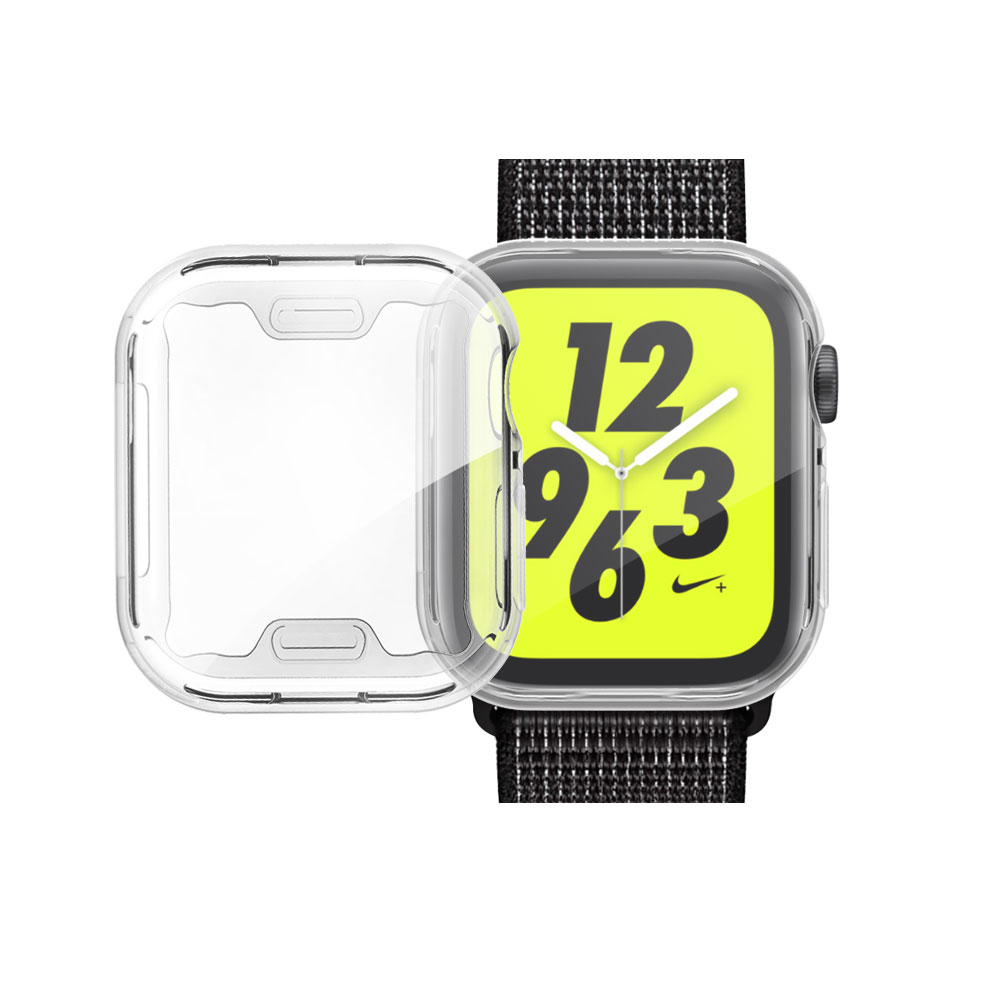 Horloge Cover Case Voor Apple Watch 5/4 40Mm 44Mm Zachte 360 Slim Clear Tpu Screen Protector Voor Apple Watch Serie 3/2/1 38Mm 42Mm
