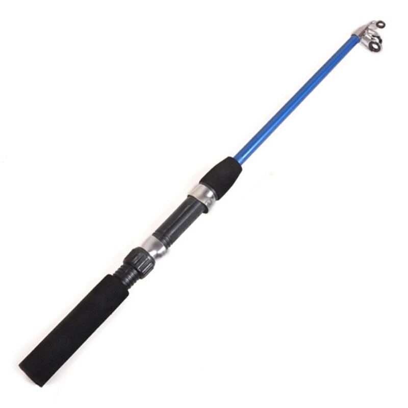 Telescopic Glass Fiber Fishing Rods Fishing Pole Short Sea Pole Fishing Reels for Beginners Children: 110cm