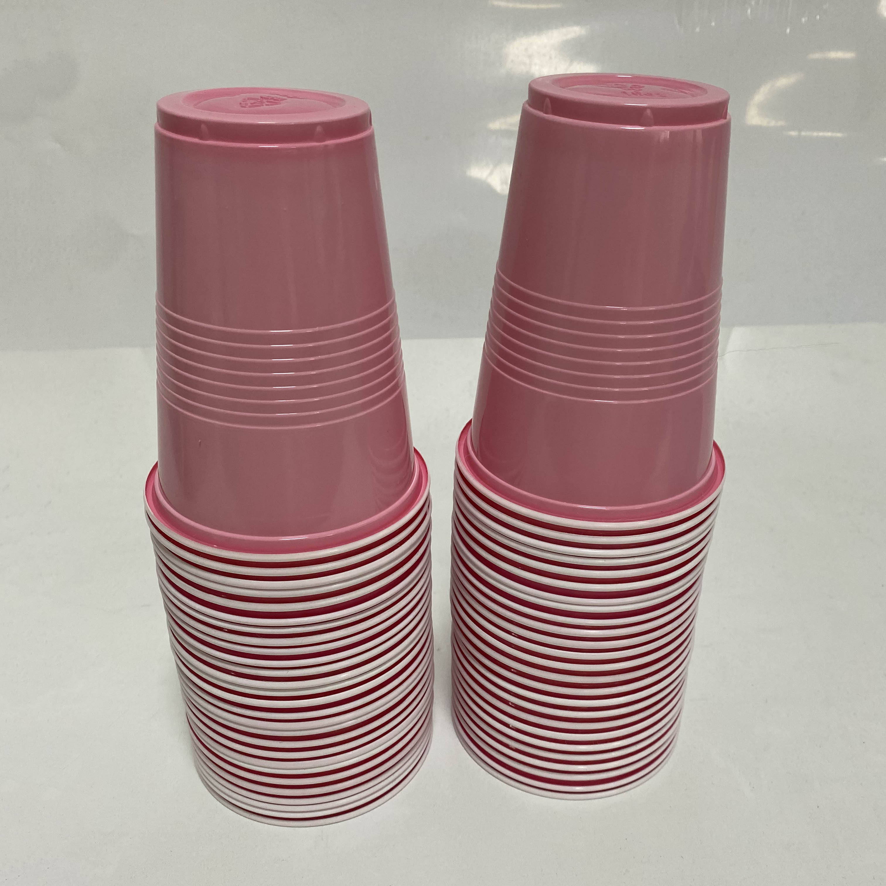 50PCS 16oz/500ml Plastic Party Cups Disposable Plastic Cup Set Beer Pong Game Drinks, Wedding Birthday Party Disposable Cup Set: black
