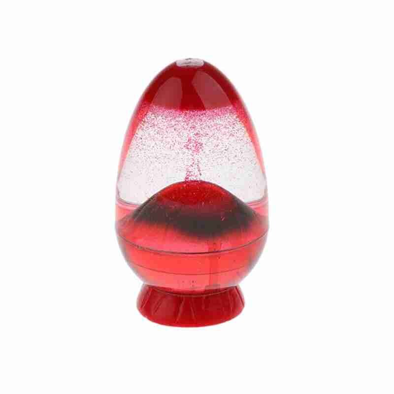 Liquid Oil Volcano Sand Watch Craft Ornaments Home Wedding Valentine Decoration Accessories For Lovers V0T9
