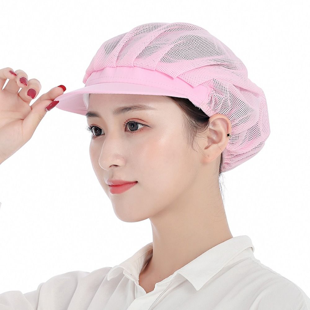 Chic Cloth Work Hat Work Wear Smoke-proof Dust Dustproof Hat Breathable Hotel Cook Cap Hotel Restaurants: green