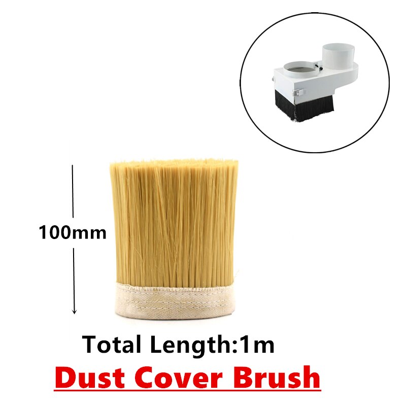 CNC Router Dust Shoe Nut 70/75/80/85/90/100mm Spindle Engraving Milling Machine Brush Cleaner Woodworking Tools CNC Dust Cover: 100mm Width