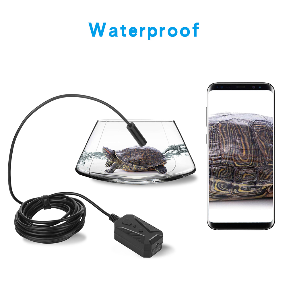 14mm WIFI Endoscope Camera Screen Display Waterproof 2m/5m/10m Inspection Borescope For Iphone Android Phone F230